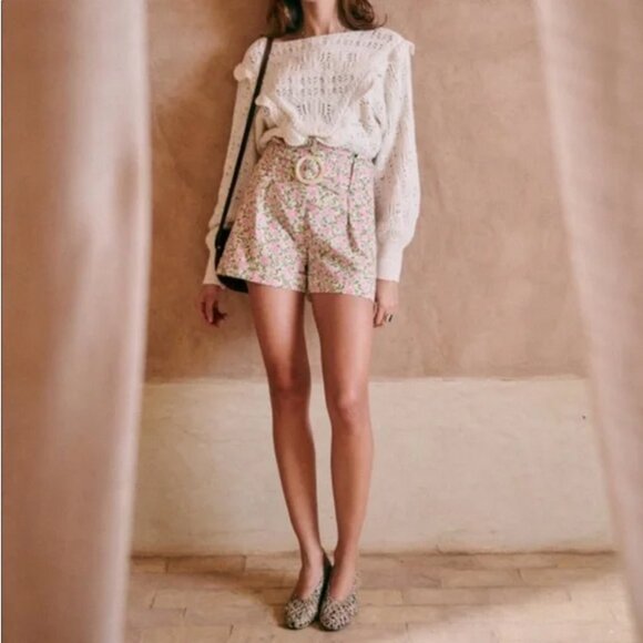 Sezane Aleyna Cotton Jumper Size S - Picture 5 of 8